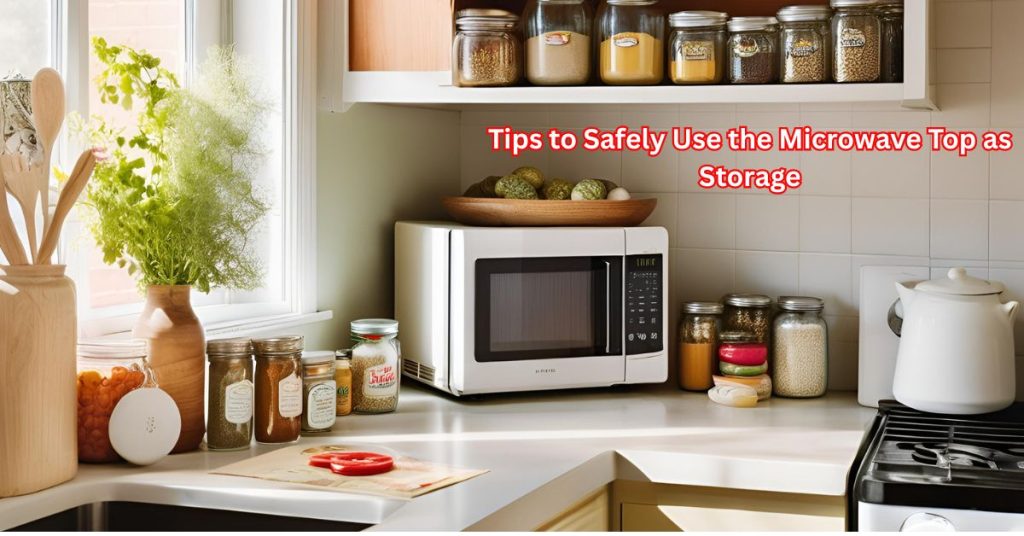 Tips to Safely Use the Microwave Top as Storage